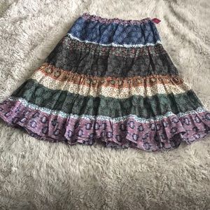 Multi Colored Country Style Skirt